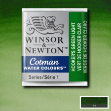 Winsor&Newton Cotman 1/2 szilkés akvarellfesték - 314, hooker's green light akvarell