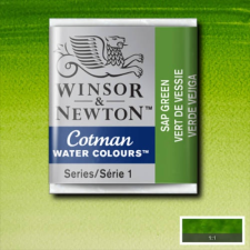 Winsor&Newton Cotman 1/2 szilkés akvarellfesték - 599, sap green akvarell