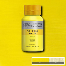 Winsor&Newton Galeria akrilfesték, 500 ml - 346, lemon yellow akrilfesték