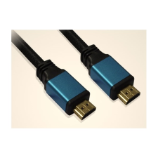 WIRETEK kábel HDMI Összekötő 2m, Male/Male, v2.0, Fém csatlakozó (WH103) - HDMI kábel és adapter