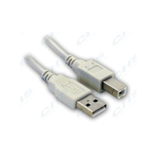 WIRETEK kábel USB Összekötő A-B, 3m, Male/Male kábel és adapter