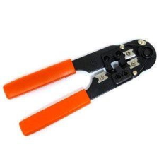 WIRETEK Krimpelő fogó 4P+6P+8P racsnis (LK-4016D) fogó