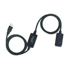 WIRETEK VE594 USB2.0 A-A 10m aktív kábel és adapter