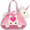 Wisdom Publications,U.S. AURORA GIFT Fancy Pals Peek-a-Boo plüss unikornis figura táskában 20cm (150552D)