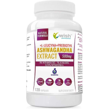 Wish Ashwagandha kivonat 500mg 9% Withanolides 120 kapszula vitamin és táplálékkiegészítő