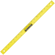 Wissner 100 cm, sárga, táblára vonalzó