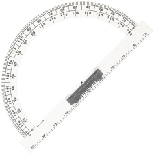 Wissner mágneses, táblára, 180°, 50 cm, fehér vonalzó