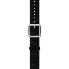 Withings Recycled Woven PET Wristband 18mm Black, White & Silver 3700546706561 okosóra kellék