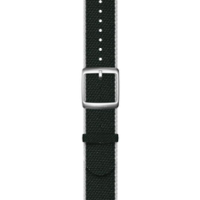 Withings Recycled Woven PET Wristband 20mm Khaki Green, White &amp; Silver okosóra kellék