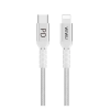 WIWU adatkábel és töltő (type-c - lightning 8pin, pd gyorstöltés támogatás, 100cm, mfi engedélyes) szürke
