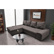  Wixy Silver L alakú sarokkanapé ágyazható taupe szürke színben csábító 2 méretben bútor