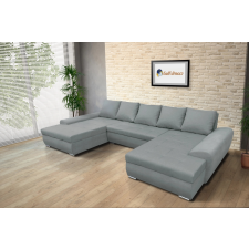  Wixy U Form Óezüst ágyazható ülőgarnitúra csábító 184x345cm méretben bútor