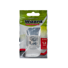 Wizard DRÓTELŐKE RÖGZÍTŐ CSŐ 1.4X1.8X8MM 20DB/CS FÉNYES FEKETE horgászkiegészítő