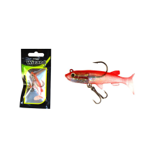 Wizard SWIMBAIT PADDLE SHAD 2 INCH WHITERED horog