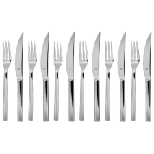 WMF Nuova Steak 12 részes étkészlet tányér és evőeszköz