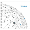  Wochenbuch Assessor 2026 - Bürokalender 15,8x14,7 cm - 1 Woche auf 2 Seiten - mit Drahtkammbindung - Buchkalender - Notizbuch - 790-0098