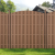Wohnen WPC félköríves kerítéspanel 185x193 cm barn