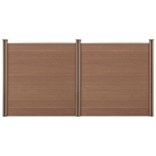 Wohnen WPC kerítéspanel 183x357 cm barn kerti bútor