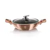  Wok serpenyő márvány bevonattal és fedővel 30cm METALLIC LINE ROSE GOLD EDITION 19438