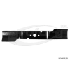 wolf Fűnyíró kés Wolf 320mm 320mm, 22mm, 1 furatos, utángyártott