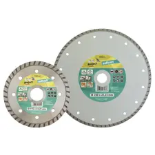 Wolfcraft Gyémánt vágótárcsa Classic-Turbo, folyamatos él, Ø230x22.2mm, sarokcsiszolóhoz csiszolókorong és vágókorong