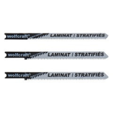 Wolfcraft WOLFCRAFT - Szúrófűrészlap-készlet, 3db, HCS 75mm, U-befogás, laminát és parketta fűrészlap