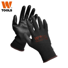 Wolker Kesztyű precíziós szerelő fekete L/9 WTools védőkesztyű