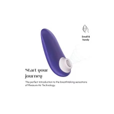 Womanizer Starlet 3 - léghullámos csiklóizgató  Szín: kék vibrátorok
