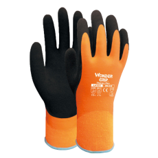 WONDER GRIP Kesztyű - szerelőkesztyű - TÉLI Latex - vízálló - TouchScreen  9/L