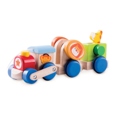 Wonderworld fa játék mini szafari vonat fajáték