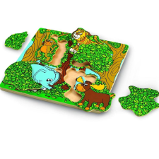 Wonderworld kétszintes fa puzzle puzzle, kirakós