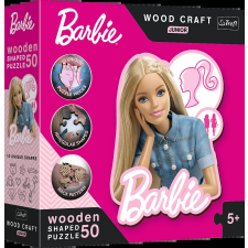  Wood Craft Junior puzzle - Barbie kép 50 darabból puzzle, kirakós