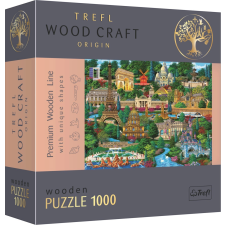 Wood Craft Origin Francia híres helyek 1000 darabos puzzle puzzle, kirakós
