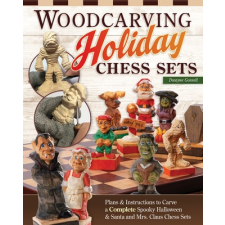  Woodcarving a Halloween Chess Set idegen nyelvű könyv