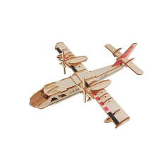 WoodCraft 3D fa mechanikus puzzle - bombázó fajáték