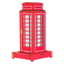 WoodCraft 3D fa mechanikus puzzle - brit telefonfülke fajáték