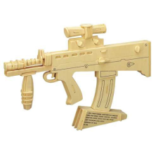 WoodCraft 3D fa mechanikus puzzle - gépkarabély fajáték