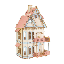 WoodCraft 3D fa mechanikus puzzle - gótikus villa fajáték