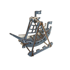 WoodCraft 3D fa mechanikus puzzle - kalózhinta fajáték