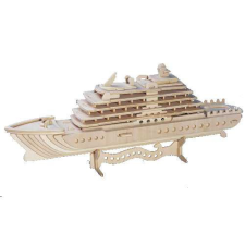WoodCraft 3D fa mechanikus puzzle - luxusjacht fajáték
