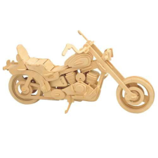 WoodCraft 3D fa mechanikus puzzle - motorkerékpár Harley Davidson I fajáték