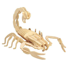 WoodCraft 3D fa mechanikus puzzle - skorpió fajáték