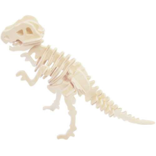 WoodCraft 3D fa mechanikus puzzle - Tyrannosaurus fajáték