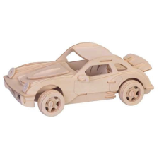 Woodcraft fa 3D puzzle Porsche kicsi puzzle, kirakós