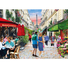 Wooden City 3D fa puzzle, Bistro in Paris 750 darab puzzle, kirakós