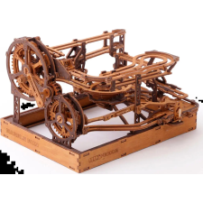 wooden city 3D fa puzzle Marbledráha puzzle, kirakós