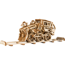 Wooden City 3D fa puzzle, vonat puzzle, kirakós