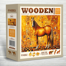 Wooden City bécsi ló fa puzzle 505 darabos puzzle, kirakós