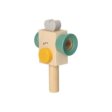 Wooden Video Camera - Blue készségfejlesztő