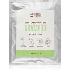 WoodenSpoon Just add water! természetes sampon a fénylő és selymes hajért 25 g sampon